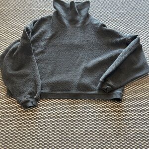 Lululemon Athletica Gray Cowl Neck Sweater Relaxed Fit